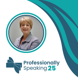 Professionally Speaking 2025 logo