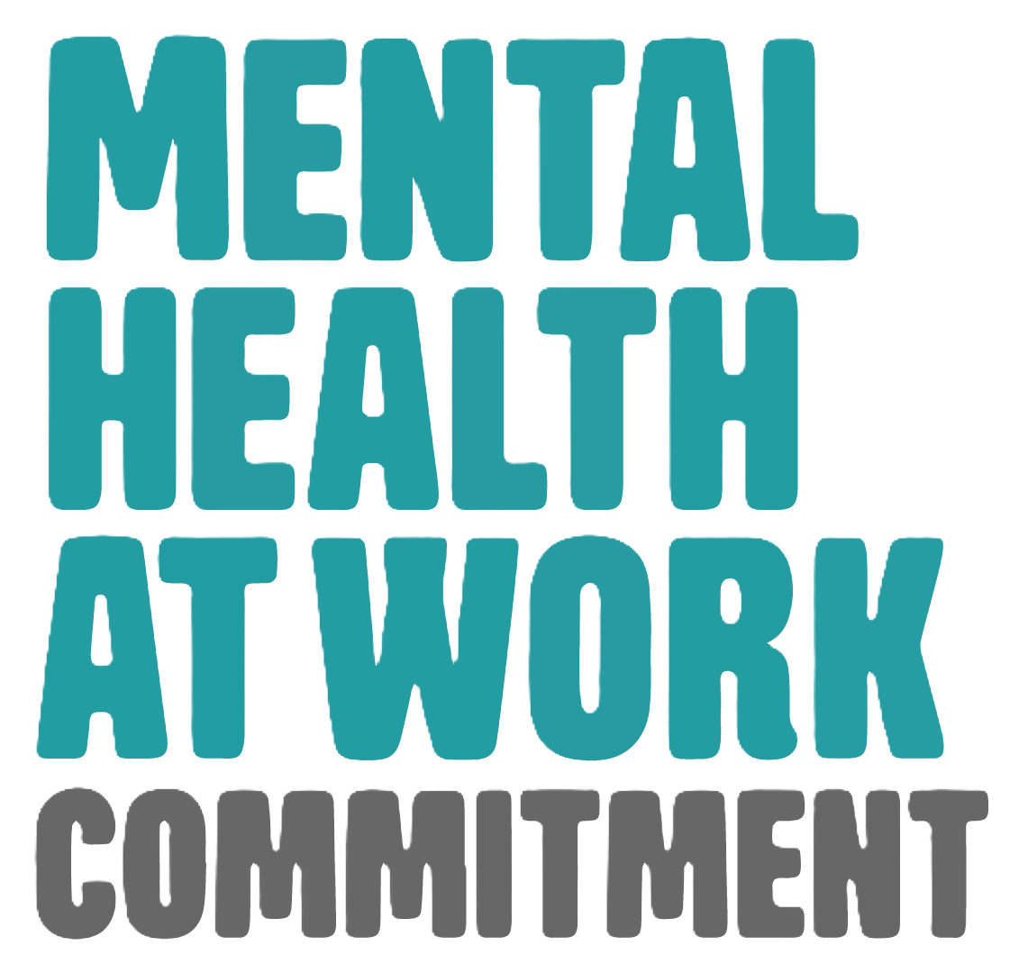 Mental health at work commitment logo